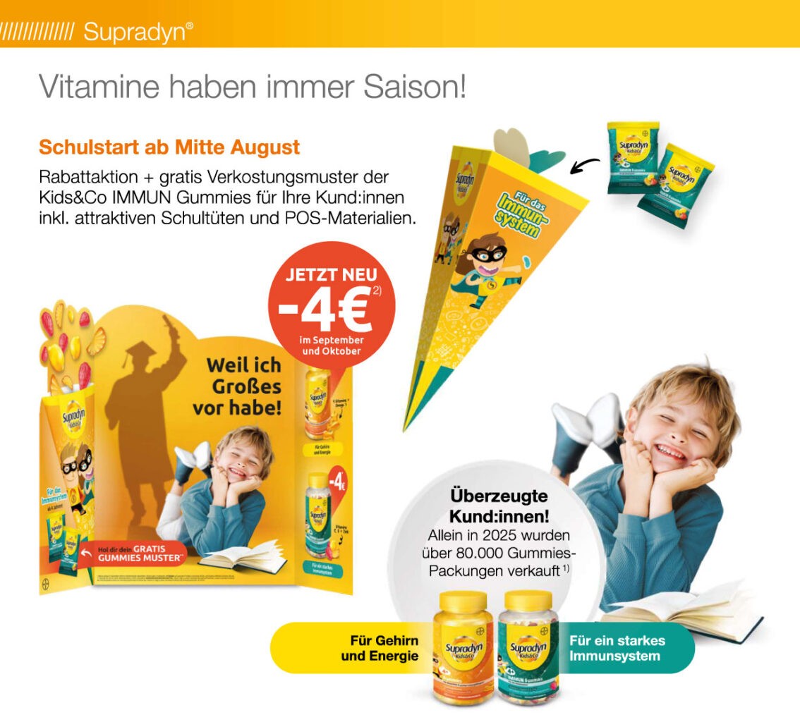 AKTION Vitamine zum Schulstart